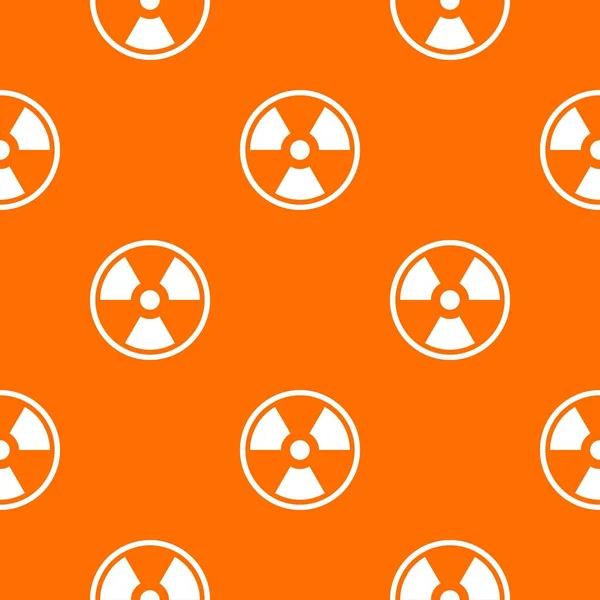 Danger nuclear pattern seamless — Stock Vector