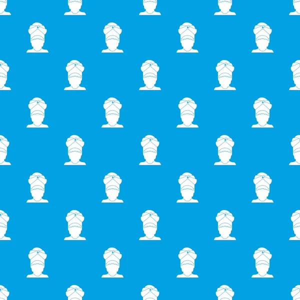 Hintli adam desen kesintisiz mavi