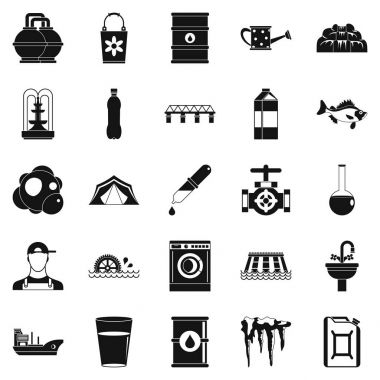 Su sistem simgeler kümesi, basit tarzı