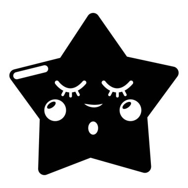 Yıldız simgesi, basit tarzı uyku