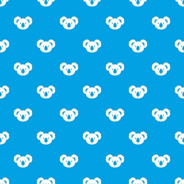 Koala desen kesintisiz mavi