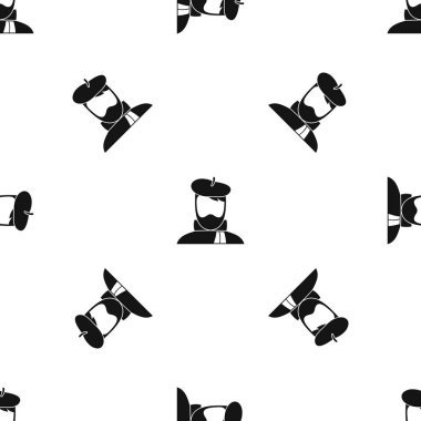 Sanatçı desen sorunsuz siyah