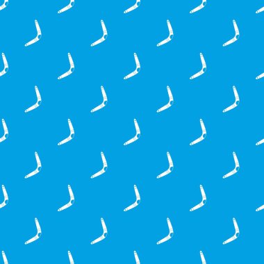 Bumerang desen kesintisiz mavi