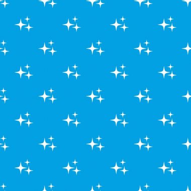Kesintisiz mavi yıldız desen