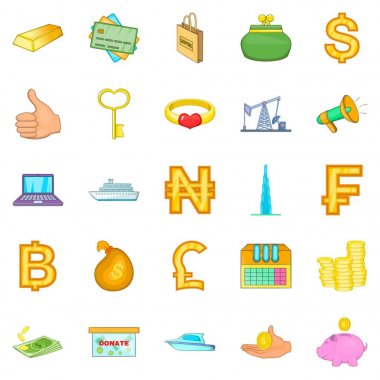 Galore Icons set, karikatür tarzı