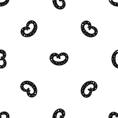 Alman simit desen sorunsuz siyah