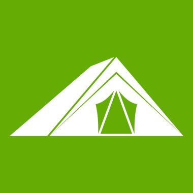 Çadır simgesi yeşil