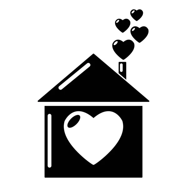 Icono de casa madre, estilo simple — Vector de stock