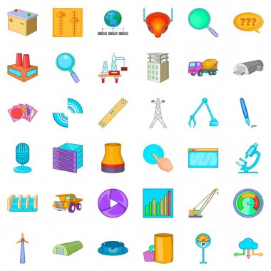 Arama Icons set, karikatür tarzı