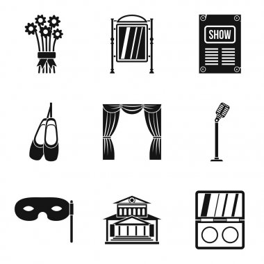 Simgeler kurmak, basit tarzı stand