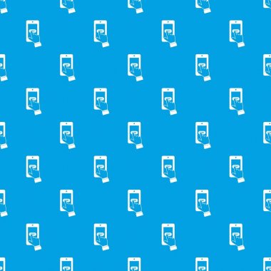 Smartphone desen kesintisiz mavi oyun oynarken