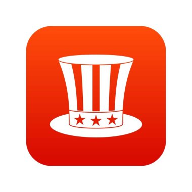 Sam Amca'nın şapkası Icon dijital kırmızı