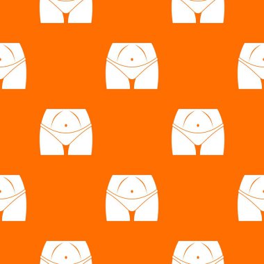 Dikişsiz külot desende ince kadın vücut