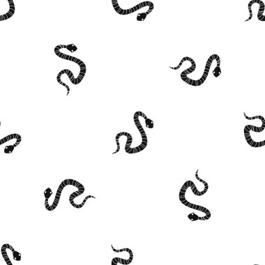 Çizgili yılan desen sorunsuz siyah
