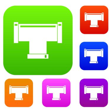 T boru bağlantı renk koleksiyonu ayarla