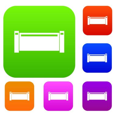 Boru parça renk koleksiyonu ayarla