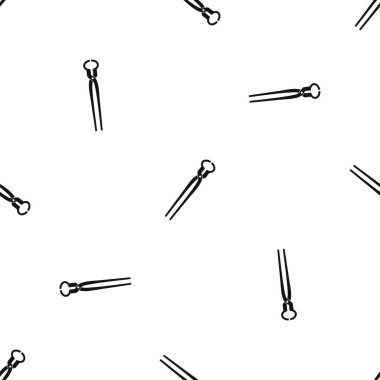 Vintage demirci kerpeten sorunsuz siyah desen