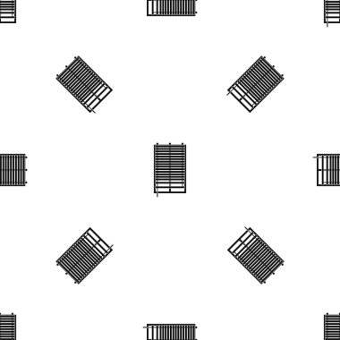 Ahşap jaluzi desen sorunsuz siyah pencere