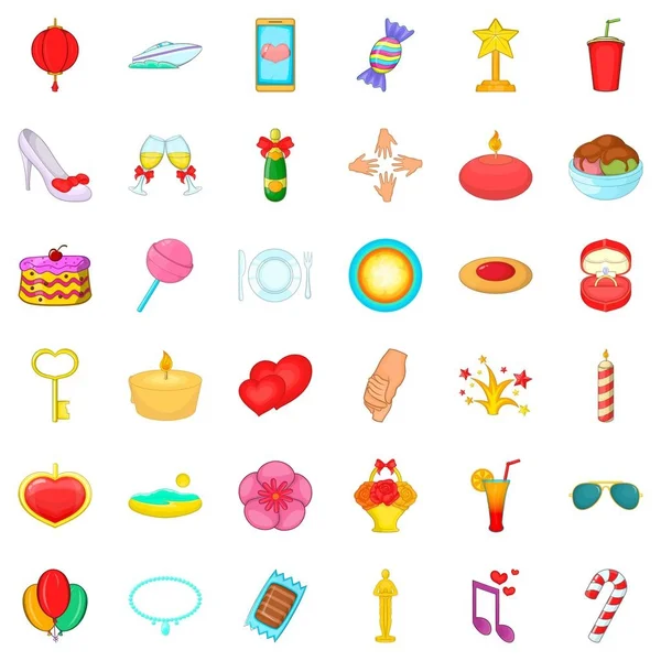 Balon simgeler ayarla, tarzı çizgi film