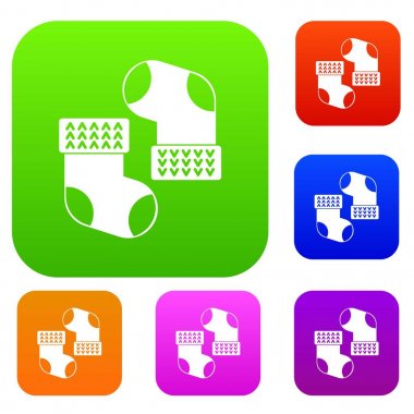 Bebek çorap set renk koleksiyonu