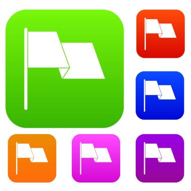 Bayrak sallayarak renk koleksiyonu ayarla