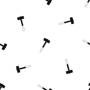 Balyozla desen sorunsuz siyah