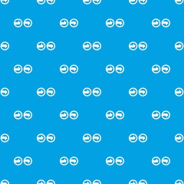 İşaretler el desen kesintisiz mavi yukarı ve aşağı