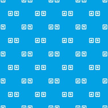 İşaretler, yukarı ve aşağı kareler desen kesintisiz mavi el