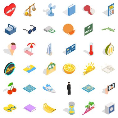 Denge Icons set, izometrik stili