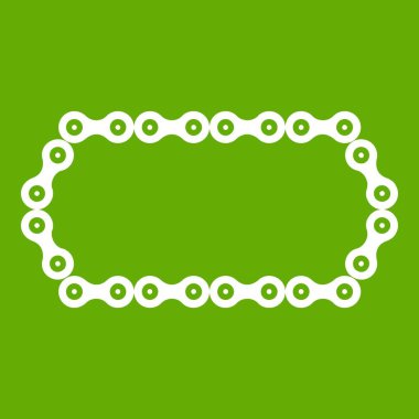 Bisiklet zinciri simgesi yeşil