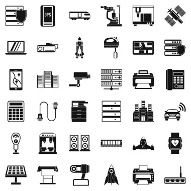 Mikser Icons set, basit tarzı