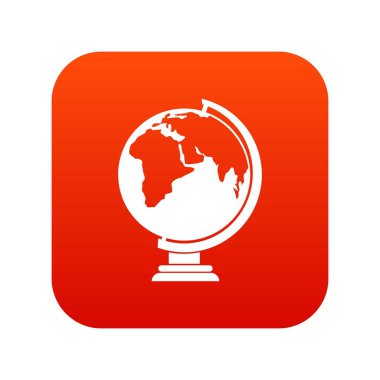 Kapalı kitap simgesi dijital kırmızı