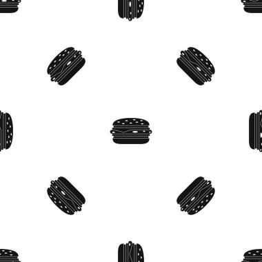Burger desen sorunsuz siyah