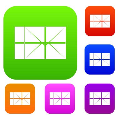 Posta parsel renk koleksiyonu ayarla