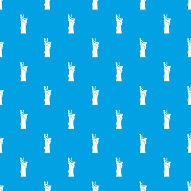 Küçük mum model sorunsuz mavi