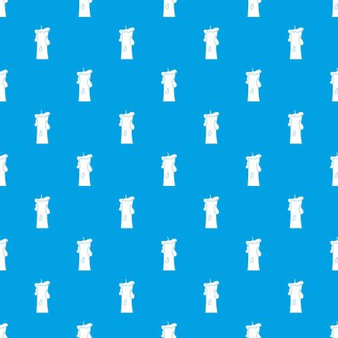 Küçük mum model sorunsuz mavi