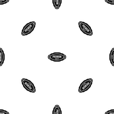 Premium Kalite etiketi desen sorunsuz siyah