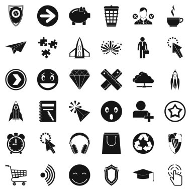 Internet simge kümesinde, basit tarzı yardım