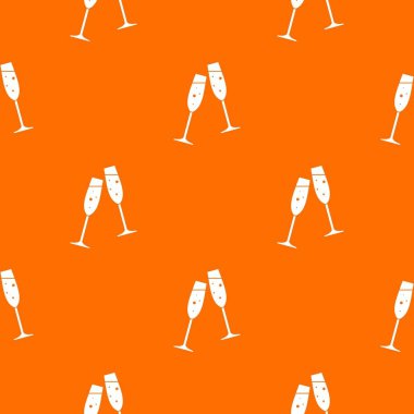 İki kadeh şampanya desen sorunsuz