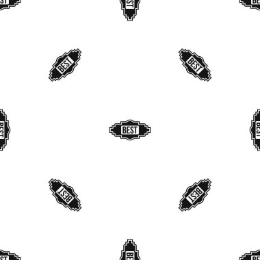 İyi etiket desen sorunsuz siyah