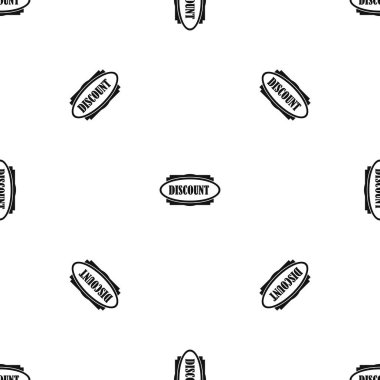 İndirim oval etiket desen sorunsuz siyah