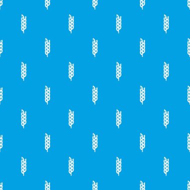 Tahıl spike desen kesintisiz mavi