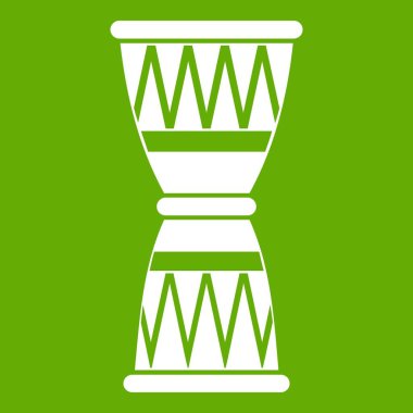 Afrika davul simgesi yeşil