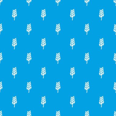 Olgun Başak desen kesintisiz mavi