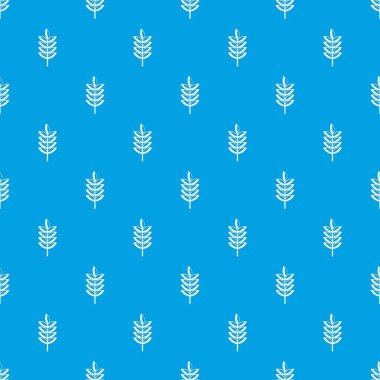 Çavdar spica desen kesintisiz mavi