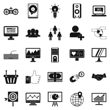 Sosyal simgeler kümesi, basit tarzı