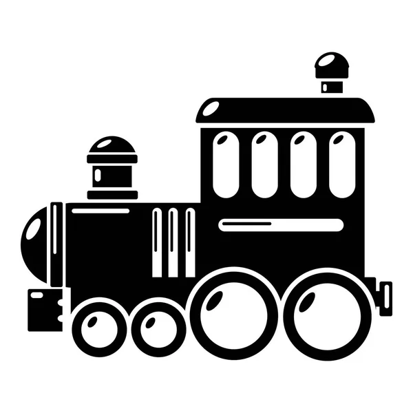 Icône ferroviaire, style simple — Image vectorielle