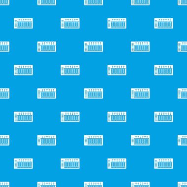 Elektronik synth desen kesintisiz mavi