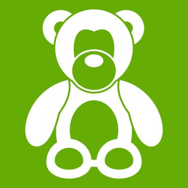 Oyuncak ayı simgesi yeşil