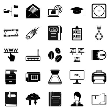 Scribe Icons set, basit tarzı